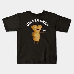 Ginger Snap Funny Food Herb Spice Pun Kids T-Shirt